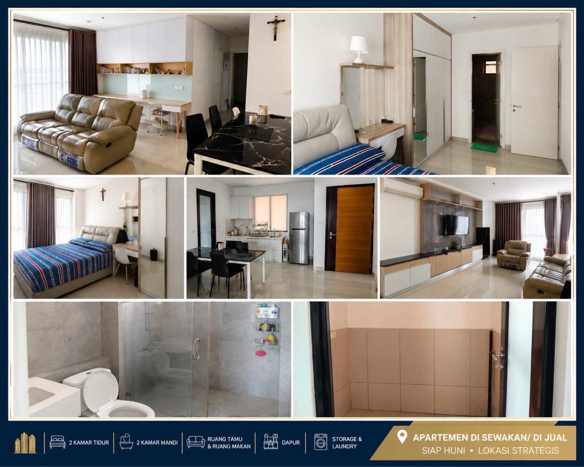 Apartemen Disewa di Tangerang, foto 1 dari 9