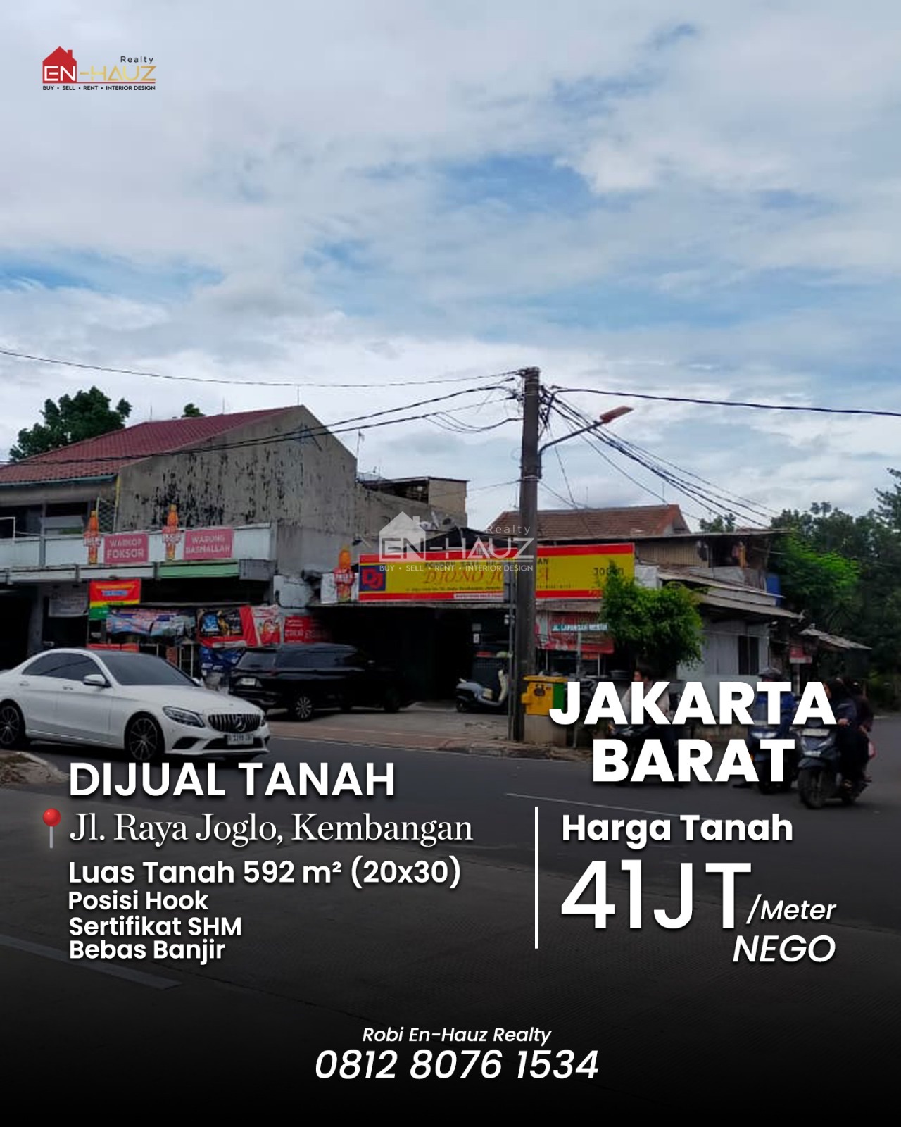 Tanah / Kavling Dijual di Joglo Kembangan, Jakarta Barat, foto 1 dari 5