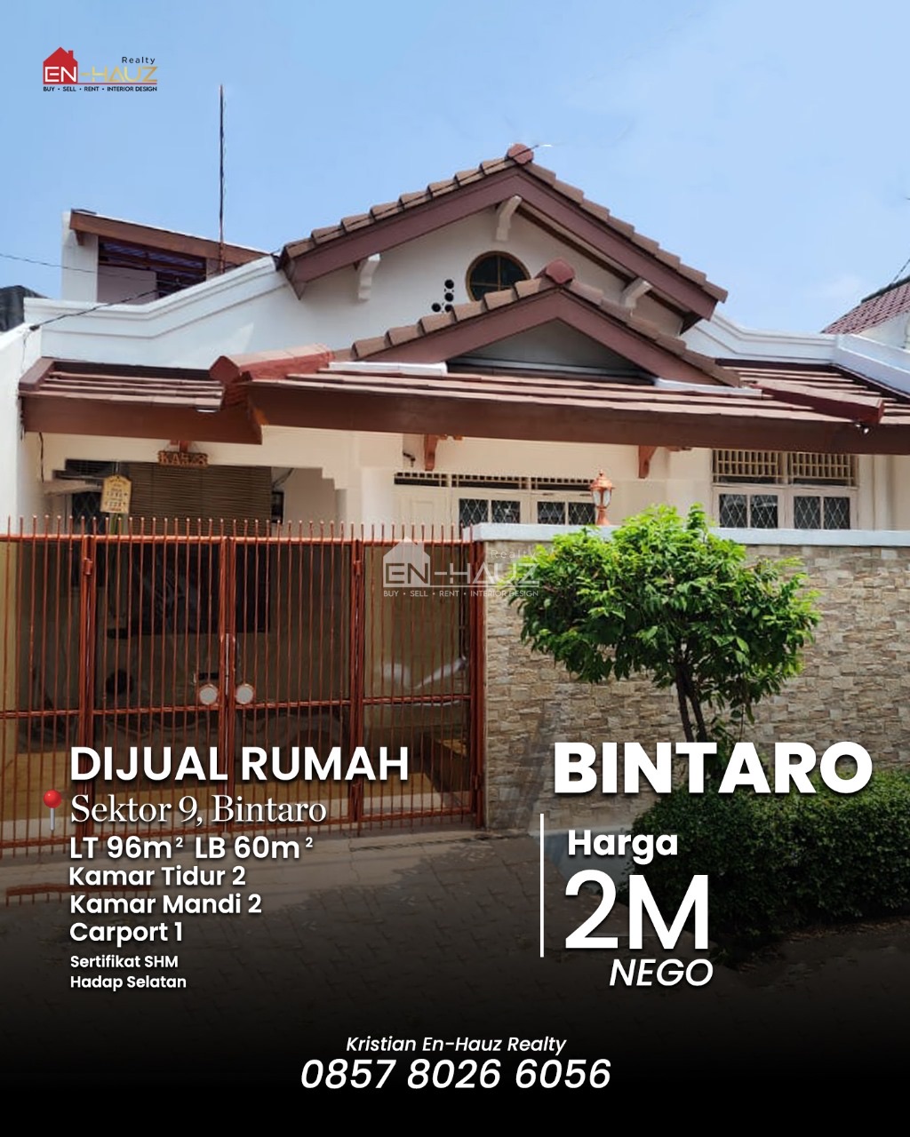 Rumah Dijual di Bintaro, Tangerang Selatan, foto 1 dari 7