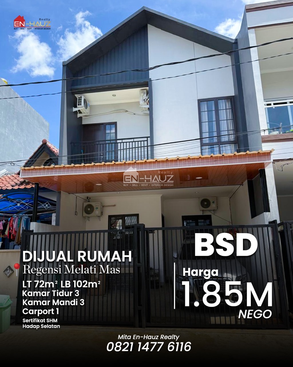 Rumah Dijual di Regensi Melati Mas, Tangerang Selatan, foto 1 dari 7