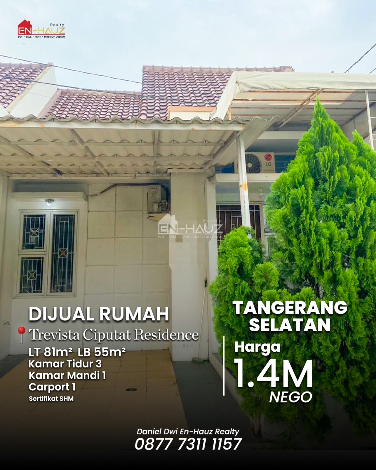 Rumah Dijual di Ciputat, Tangerang Selatan, foto 1 dari 6