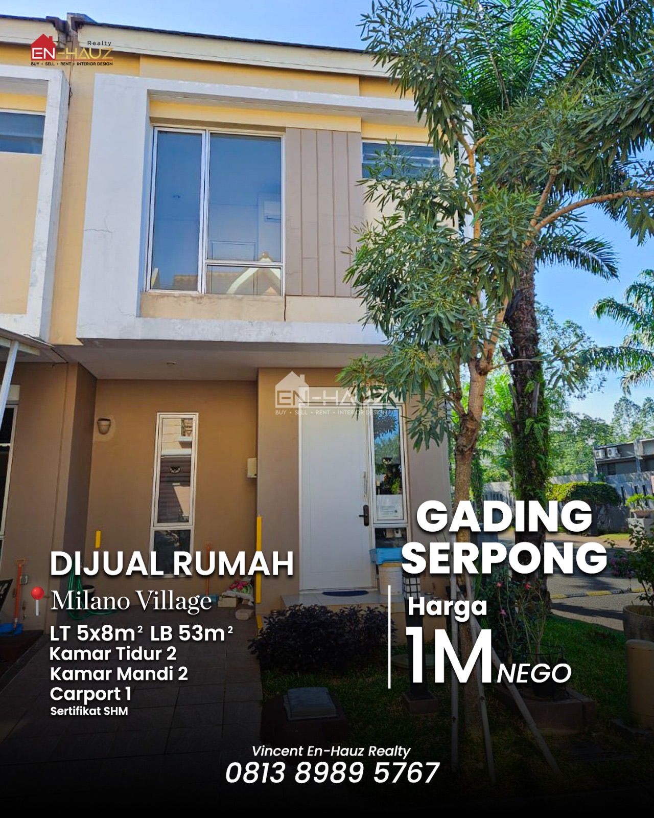 Rumah Dijual di Gading Serpong, Tangerang, foto 1 dari 9