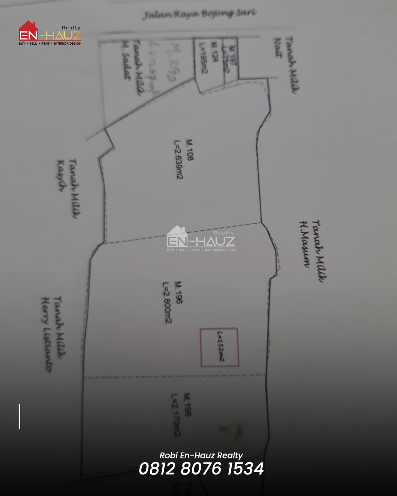 Tanah / Kavling Dijual di Sawangan, Depok, foto 1 dari 5