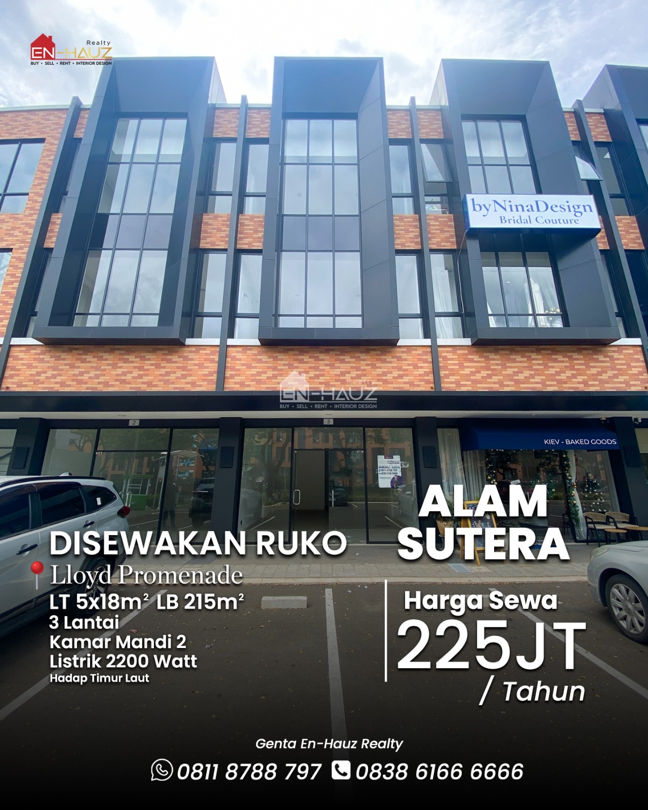 Ruko Disewa di Alam Sutera, Tangerang, foto 1 dari 8