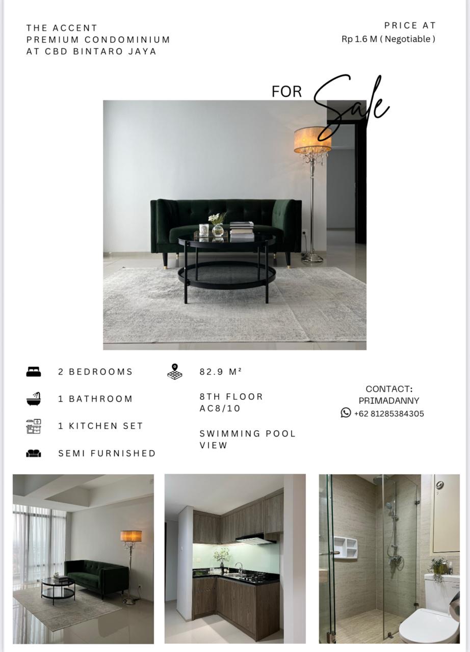 Apartemen Dijual di Bintaro Jaya, Tangerang Selatan, foto 1 dari 10