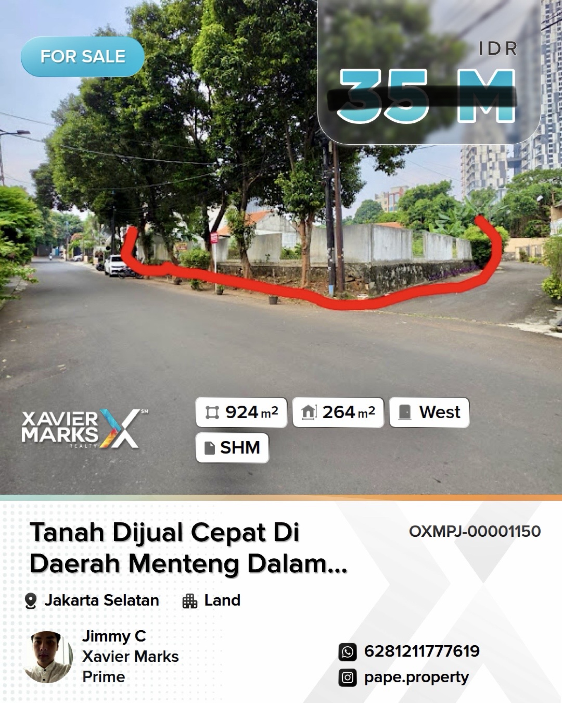 Tanah/Kavling Dijual di Jakarta Selatan, foto 1 dari 5